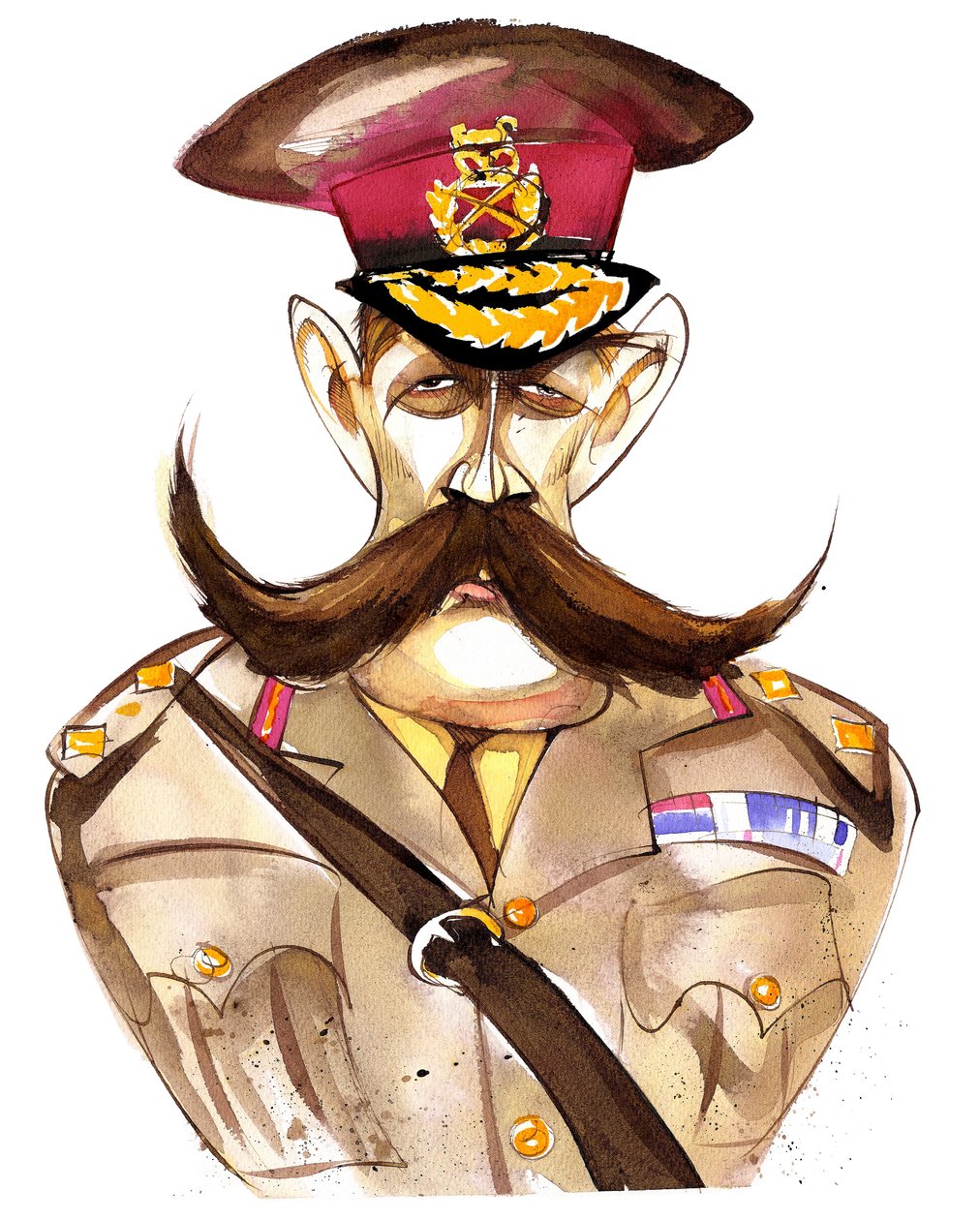 Irish-born, British Field Marshal, First Earl Kitchener by Neale Osborne