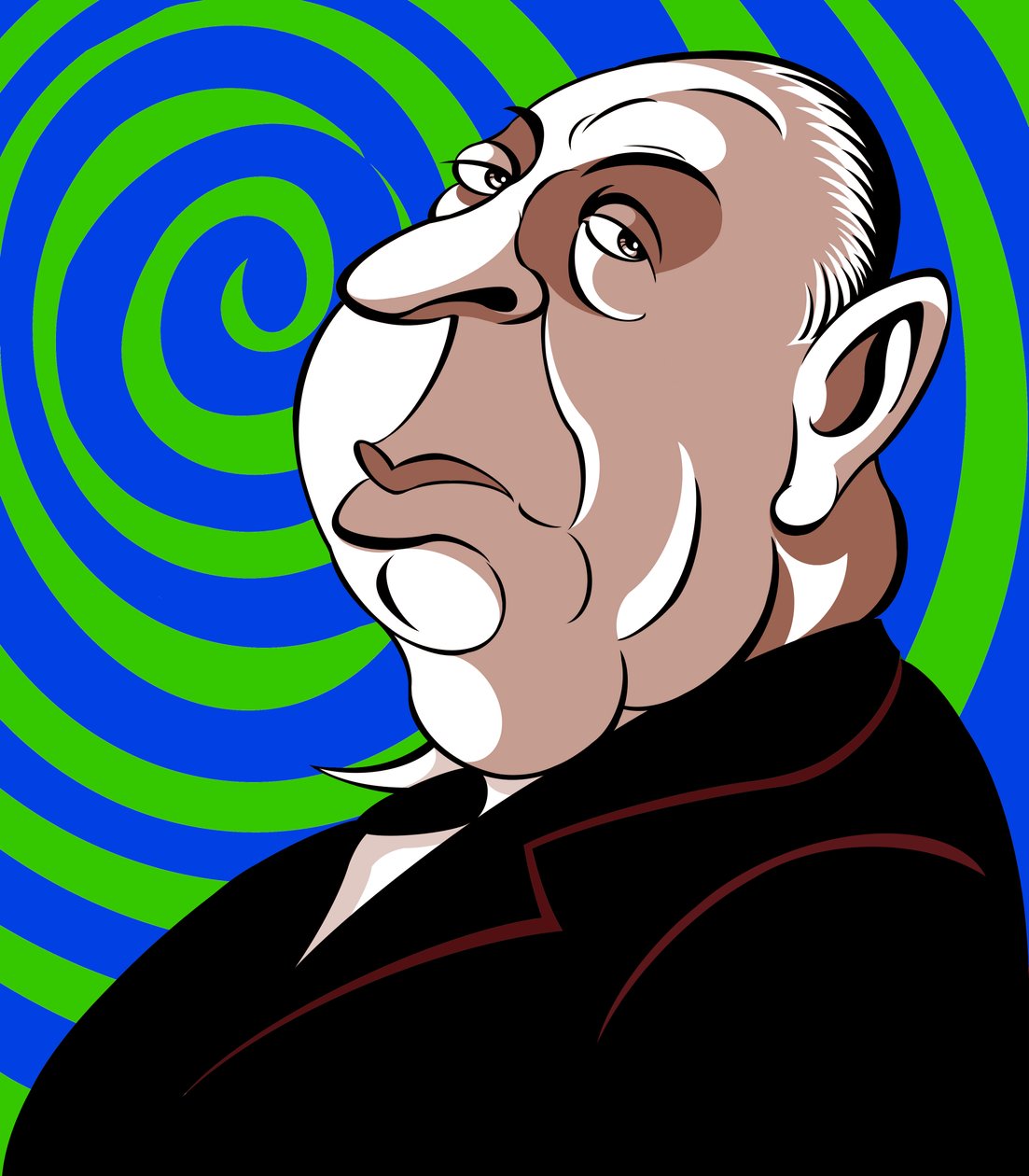 Alfred Hitchcock by Neale Osborne