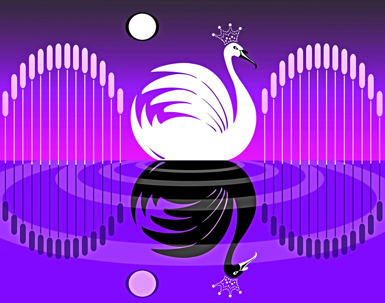Swan Lake IV, 2019 by Neale Osborne