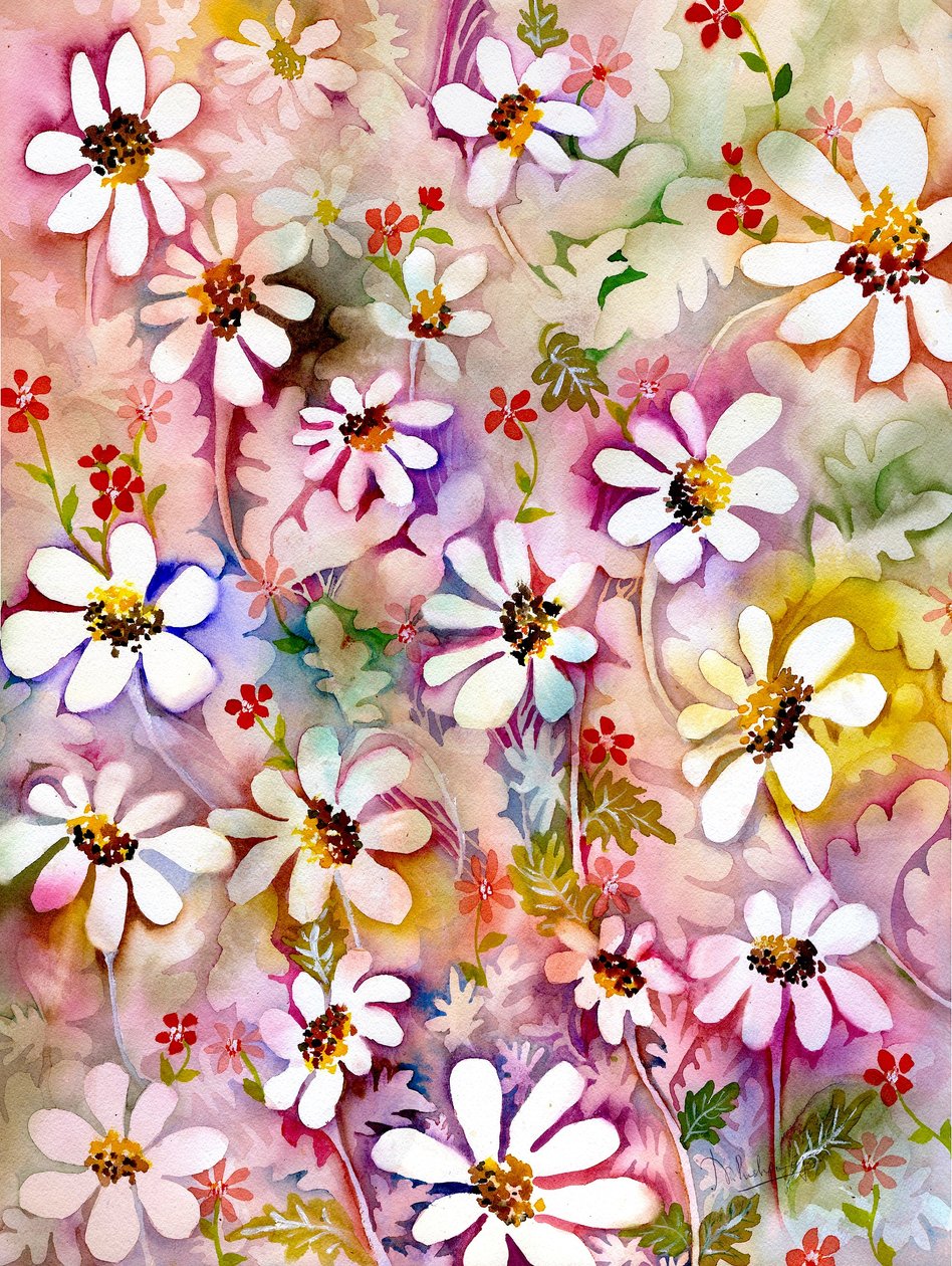 Daisies Galore by Neela Pushparaj