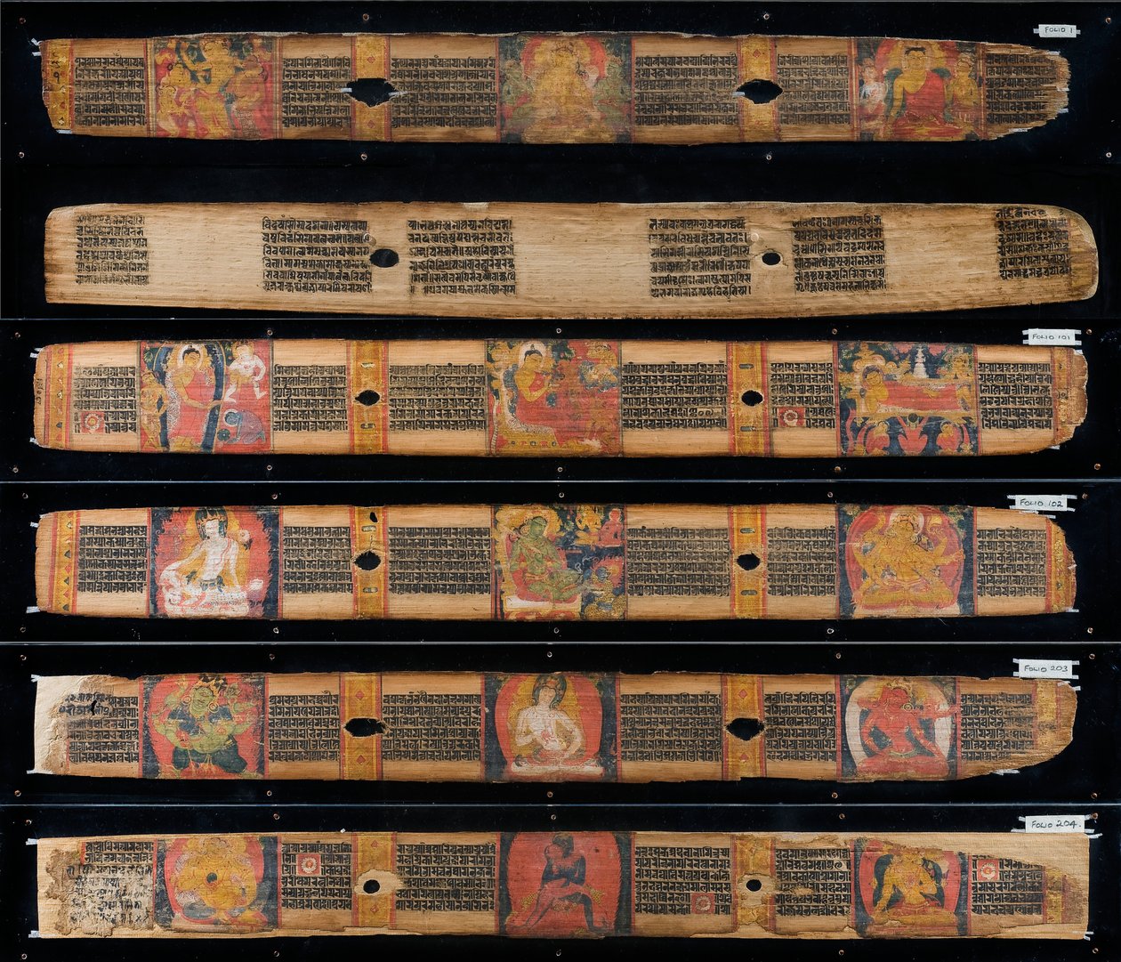 Manuscript leaves by Nepalese School