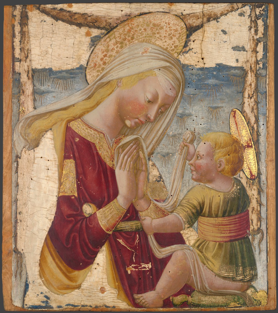 The Virgin Adoring the Child by Neri di Bicci