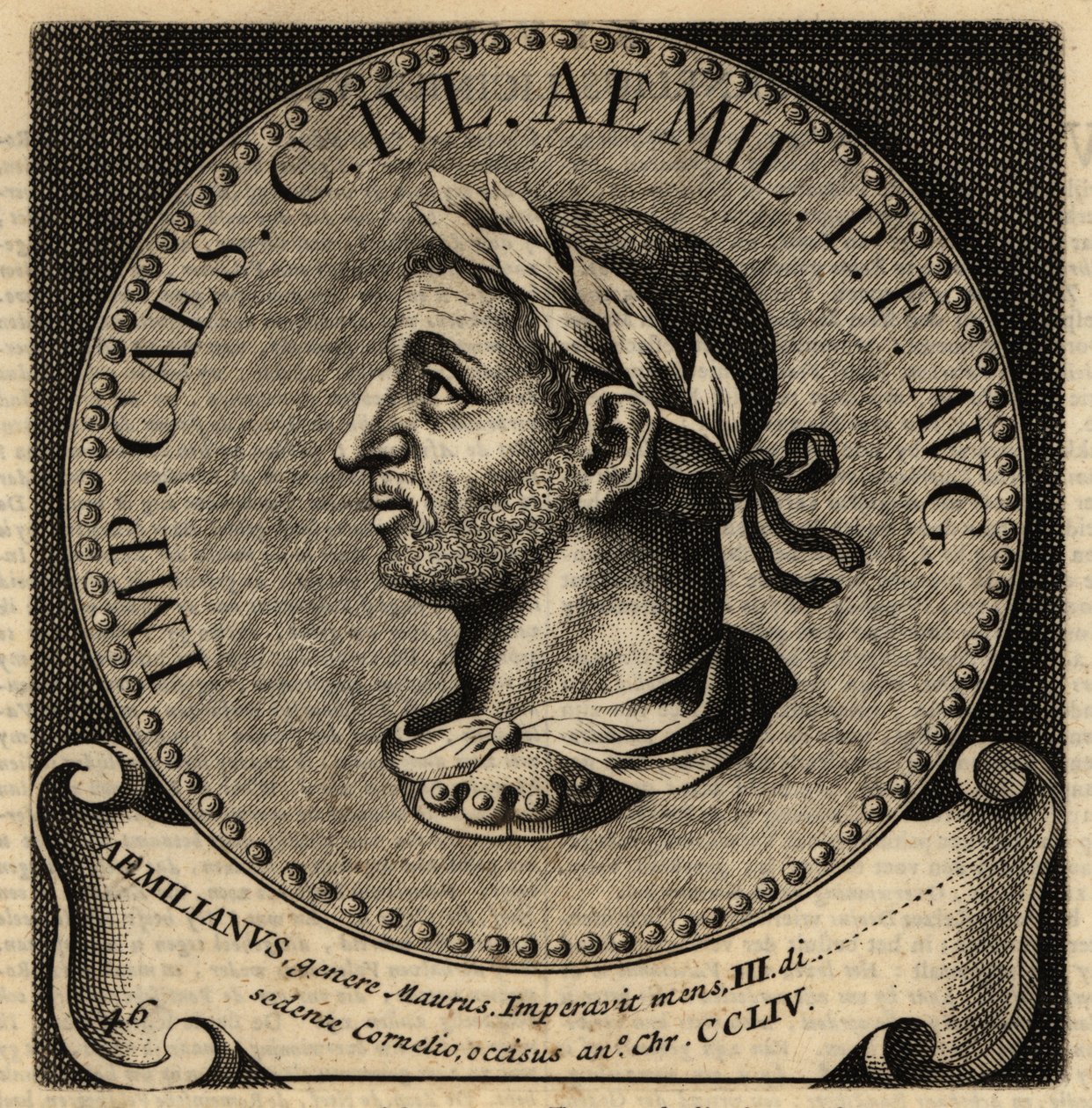 Portrait of Roman Emperor Aemilian by Netherlandish School