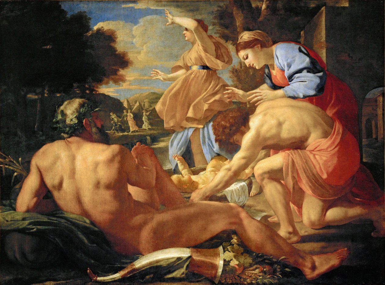 Exposition of Moses by Nicolas Poussin