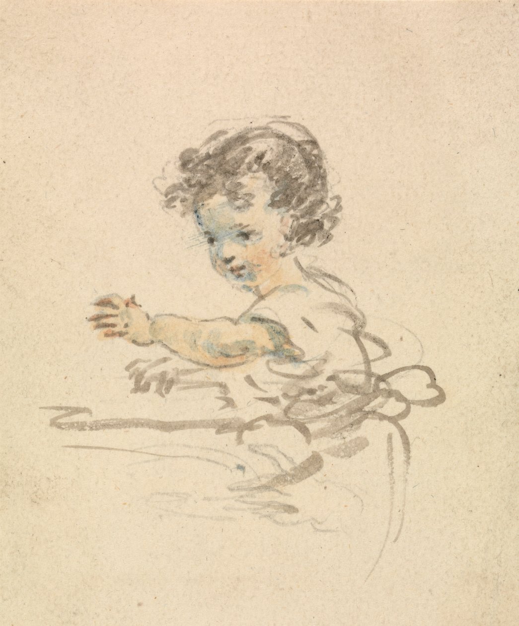 Child Seated by Nicholas Pocock