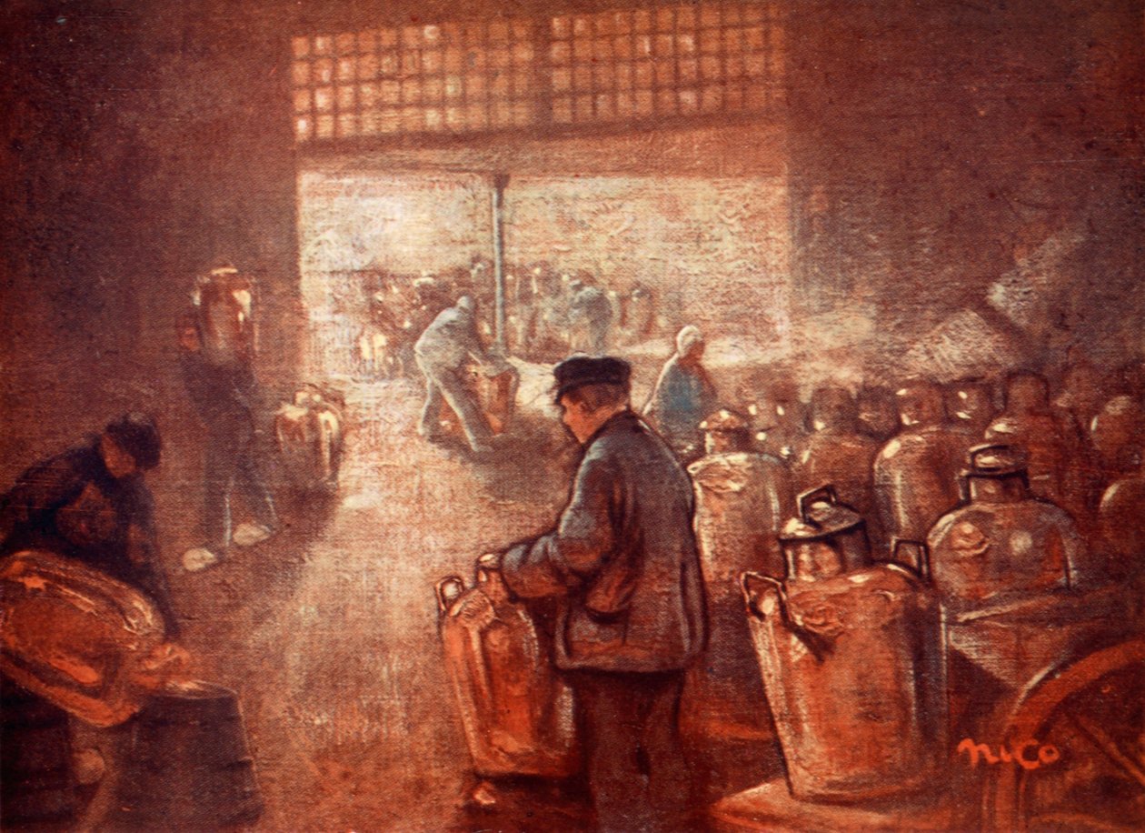 A Dairy, 1904 by Nico Jungman