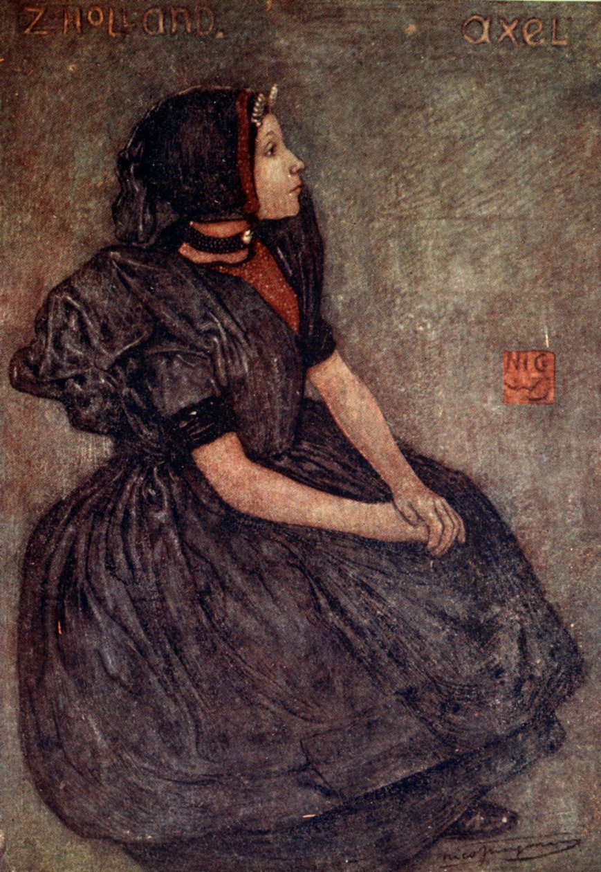 A Zeeland Girl, 1904 by Nico Jungman