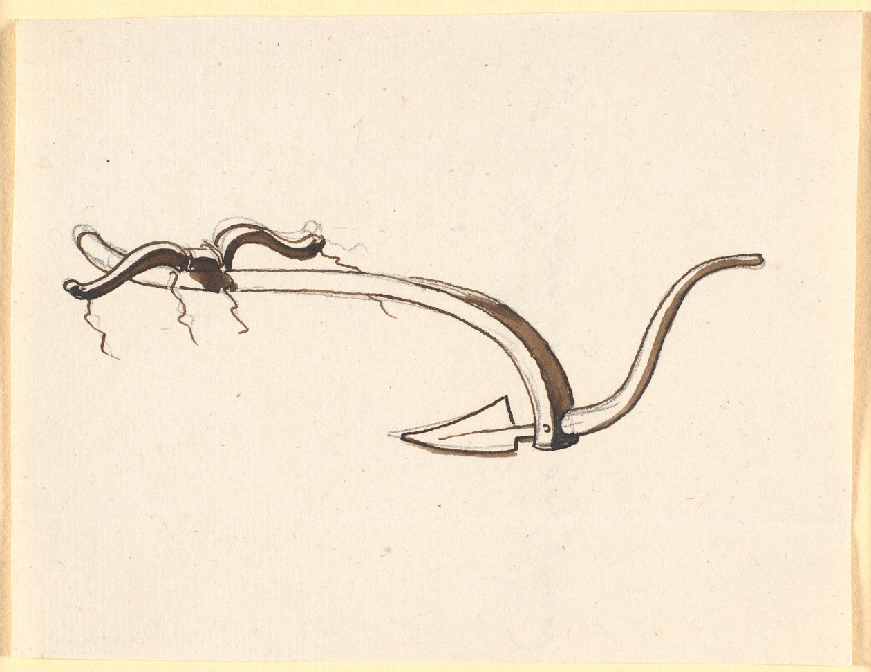 A plow with yoke by Nicolai Abildgaard