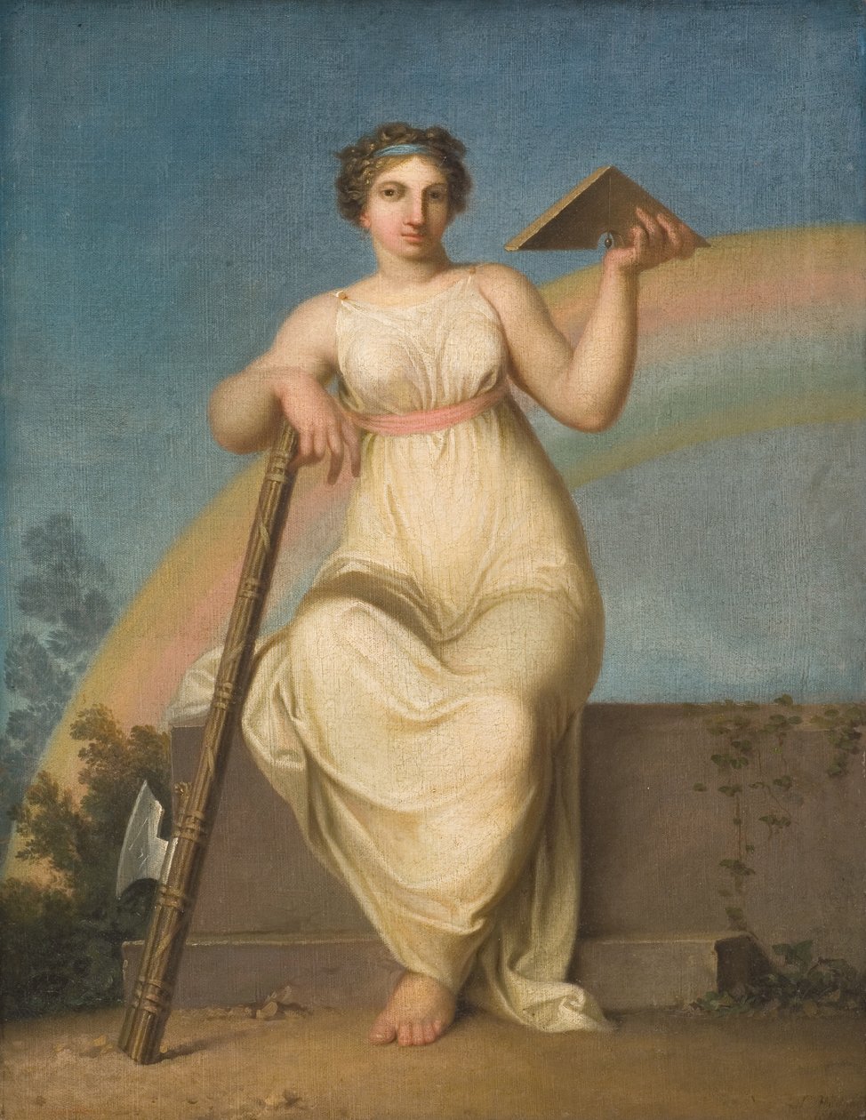 Jurisprudence. Allegorical Figure by Nicolai Abildgaard