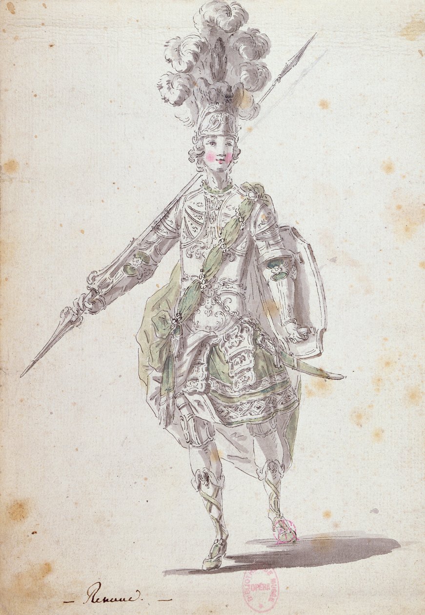 Costume for Rinaldo in the Opera 