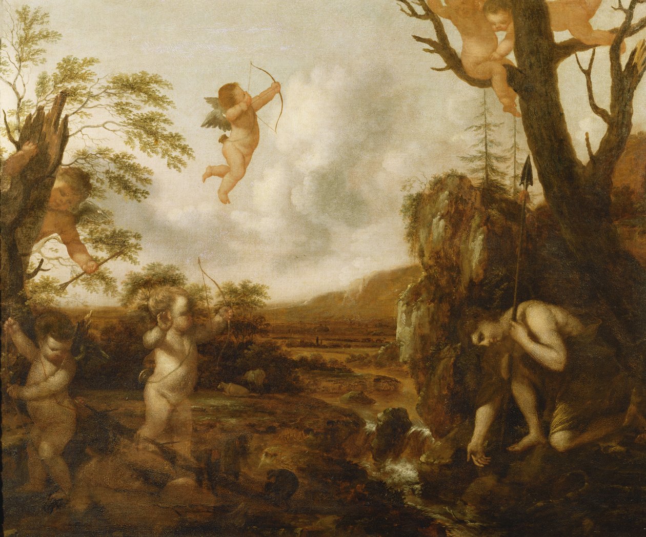 Narcissus by Nicolas Colombel
