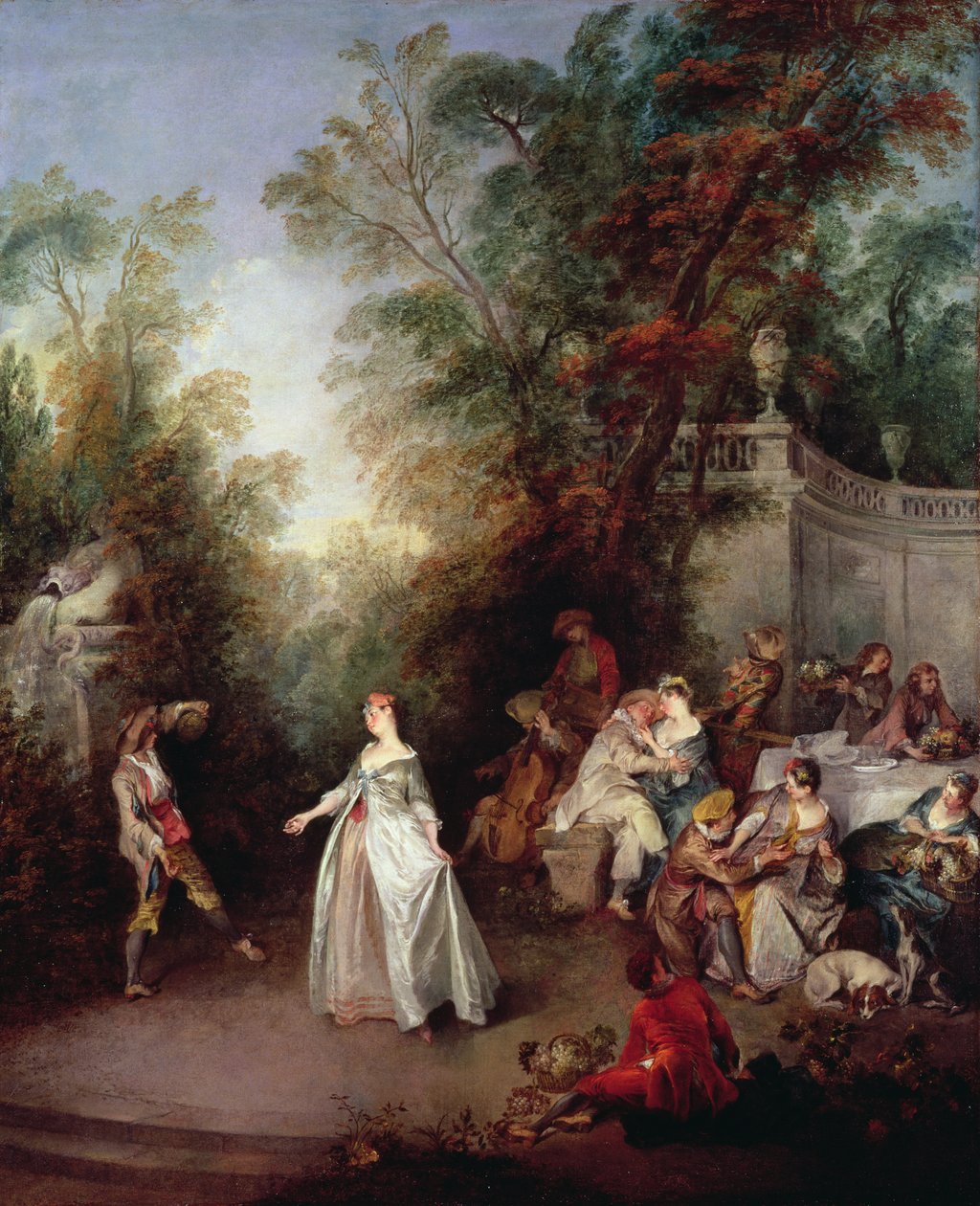 A Feast by Nicolas Lancret