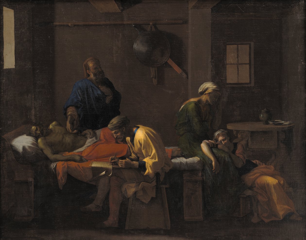 The Testament of Eudamidas by Nicolas Poussin