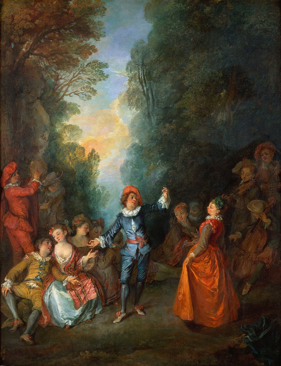 Fete Champetre by Nicolas Lancret
