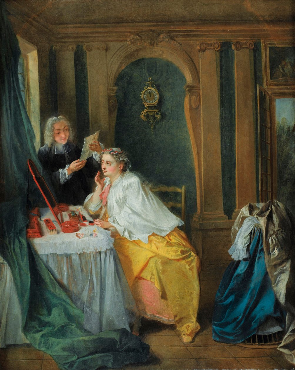 Madame Geoffrin at Her Toilet by Nicolas Lancret