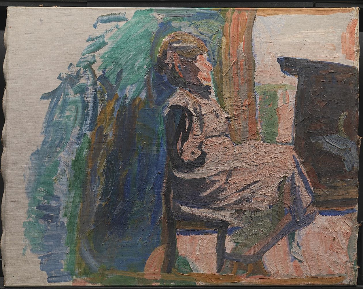 Seated Figure by Niels Larsen Stevns