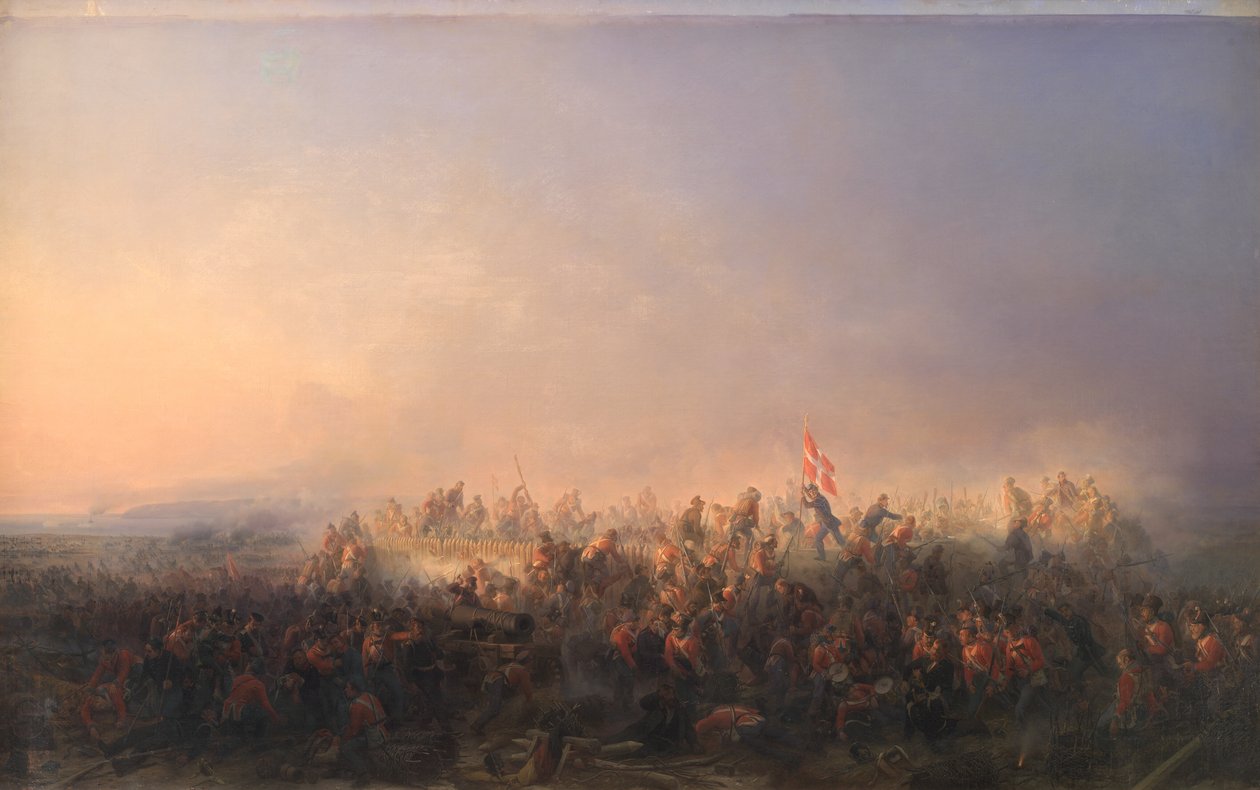 The Battle of Fredericia on July 6, 1849 by Niels Simonsen