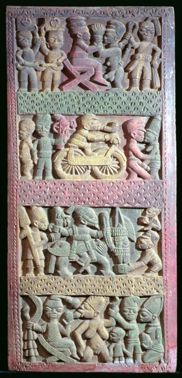 Yoruba Door Carving by Nigerian