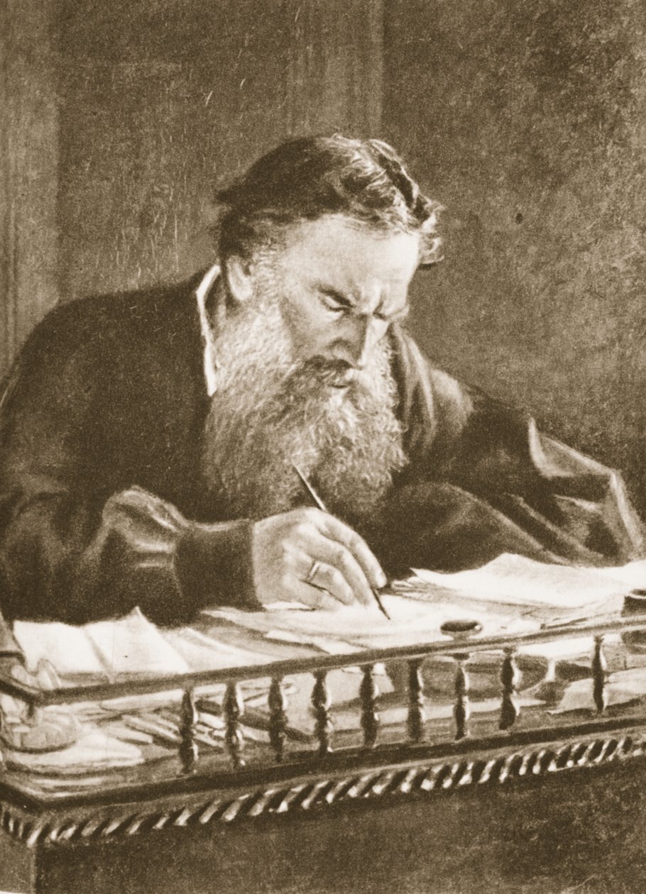 Leo Tolstoy by Nikolai Nikolaevich Ge