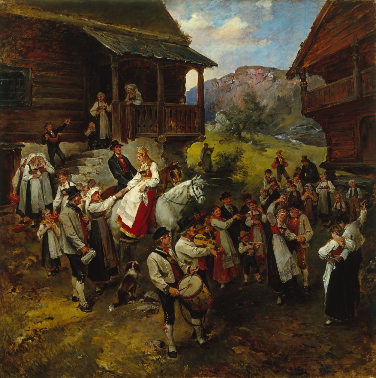 The wedding farm by Nils Bergslien