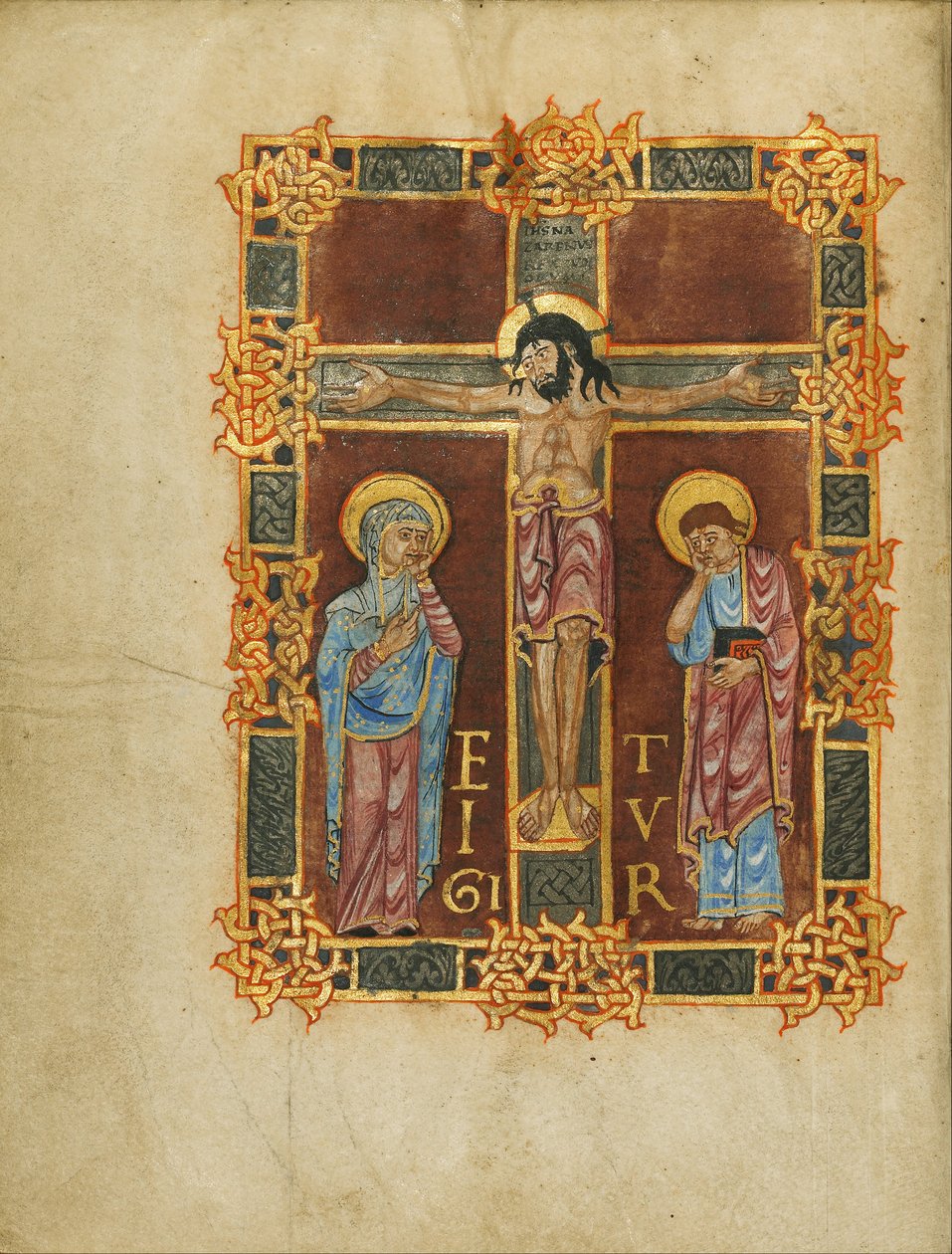The Crucifixion by Nivardus of Milan