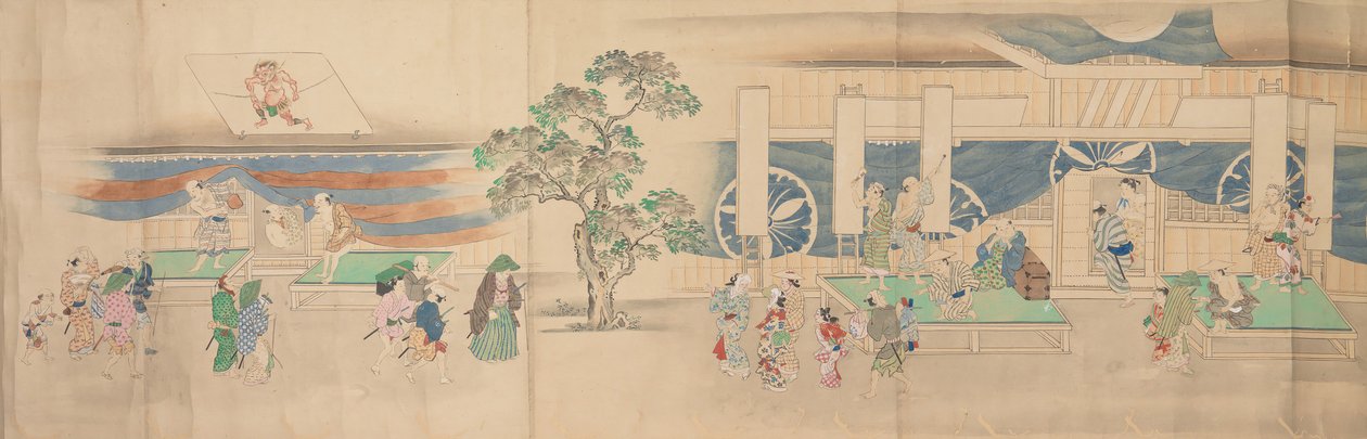Kabuki Theater by Nonoyama Kozan