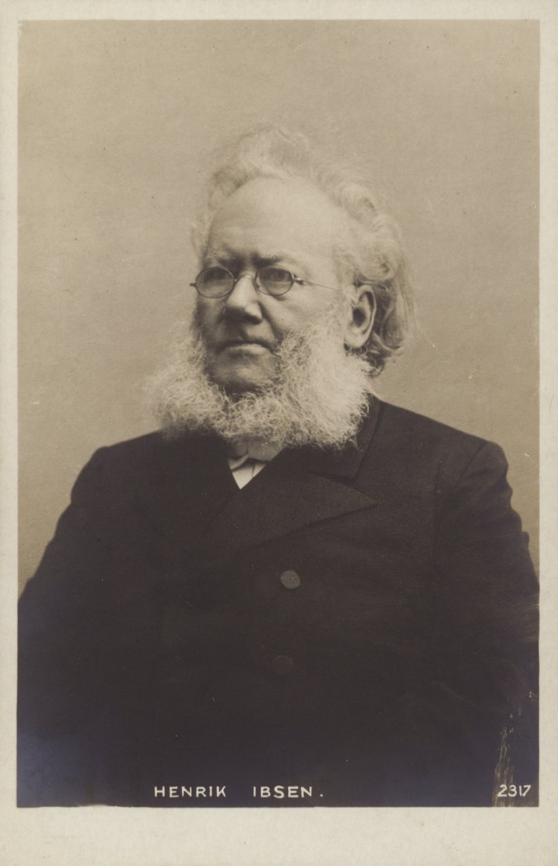 Henrik Ibsen (1828-1906), Norwegian playwright by Norwegian Photographer