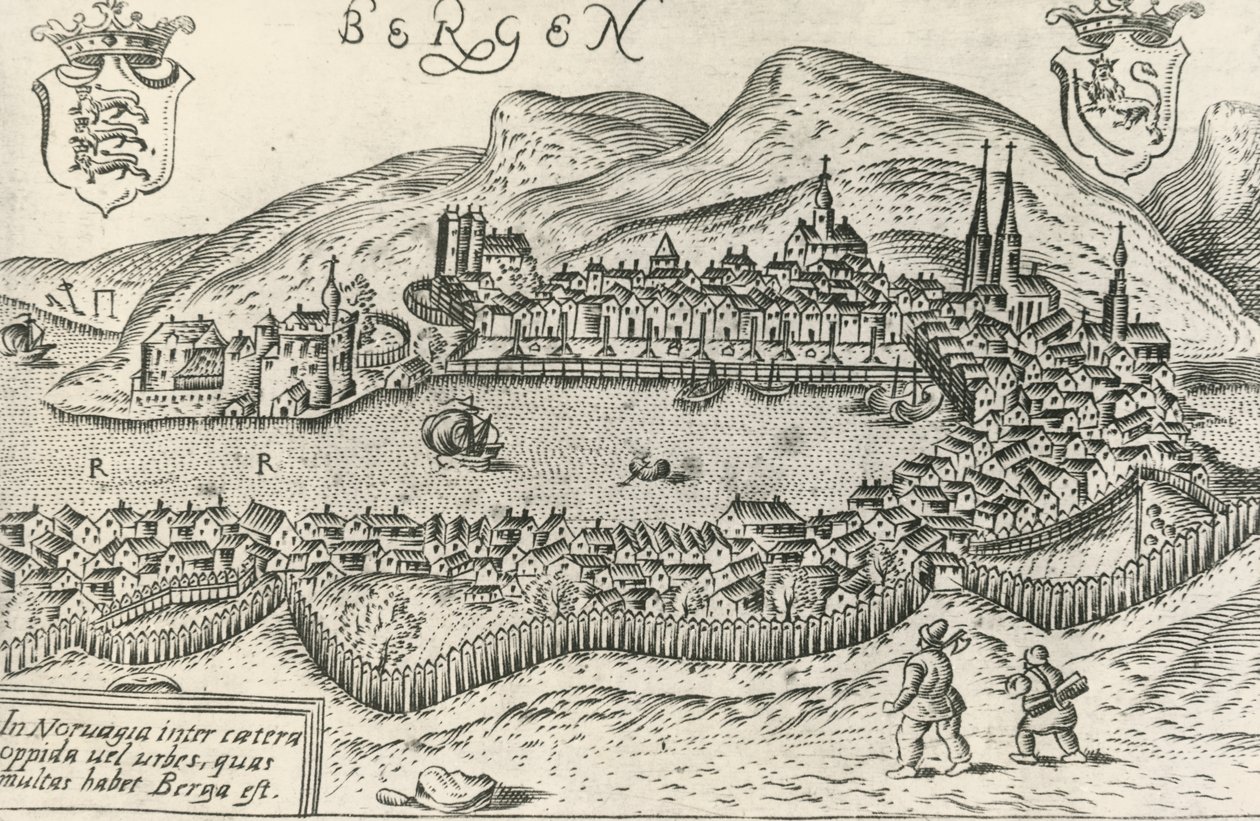 City of Bergen by Norwegian School