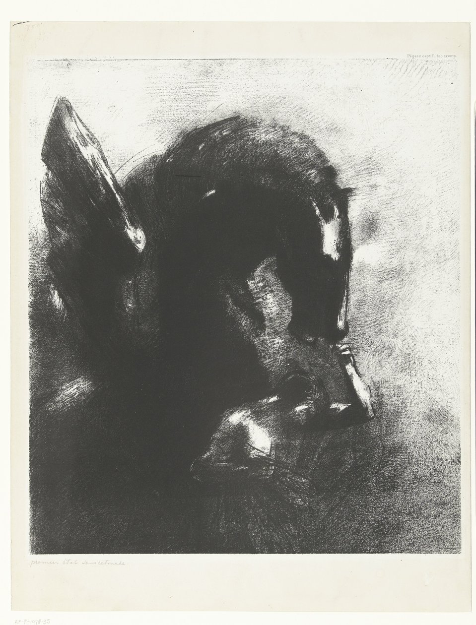 The Captive Pegasus by Odilon Redon