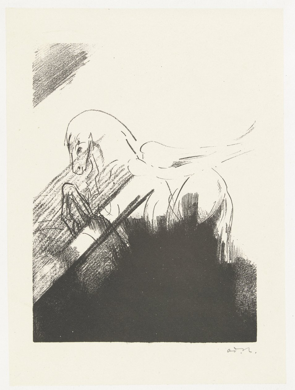 Winged Horse by Odilon Redon