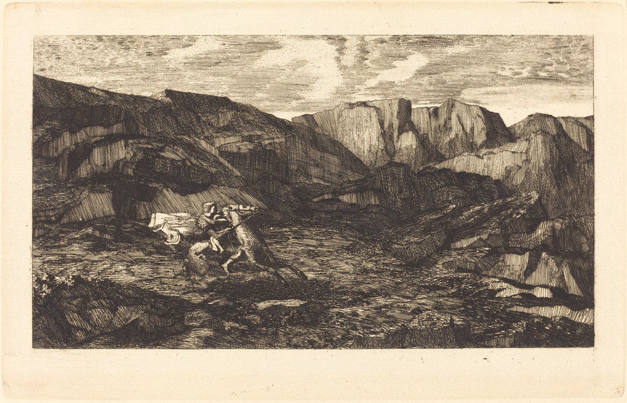 Fear by Odilon Redon