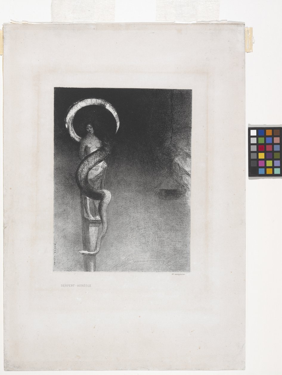Serpent-Auréo by Odilon Redon