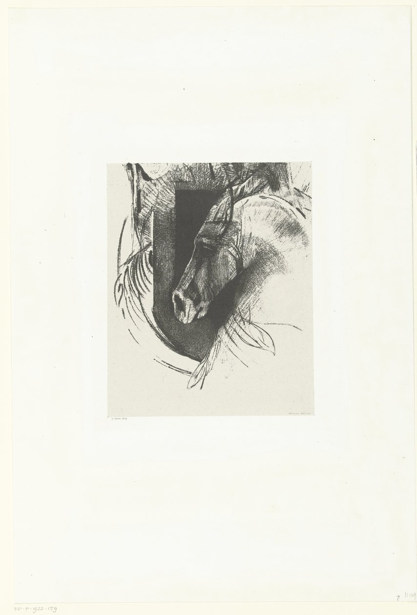 Warhorse by Odilon Redon