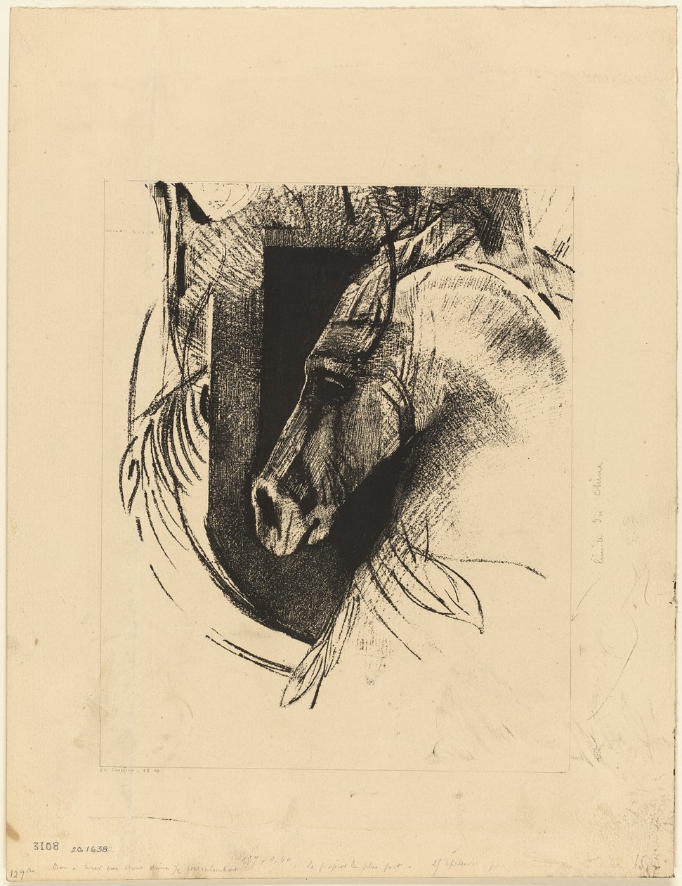 The Charger by Odilon Redon