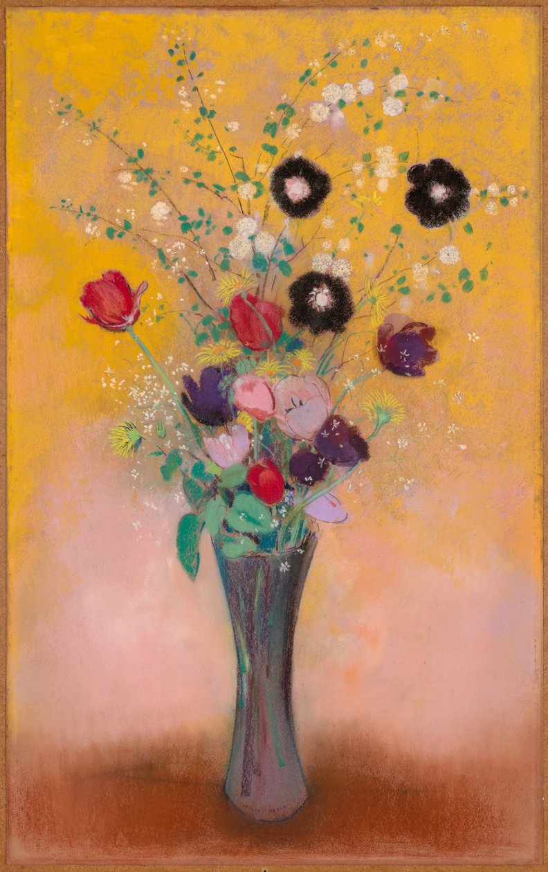 Vase of Flowers by Odilon Redon