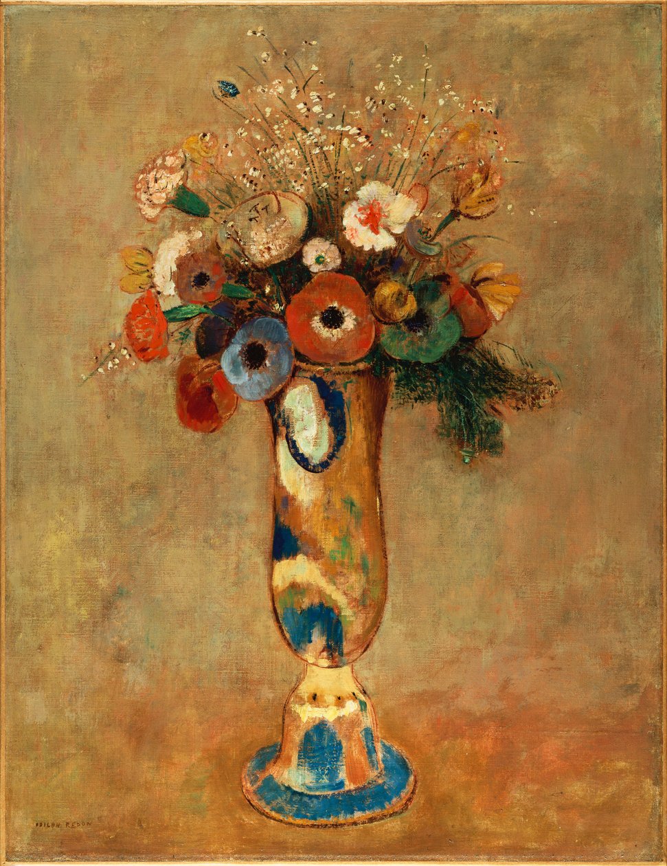 Vase of Flowers by Odilon Redon