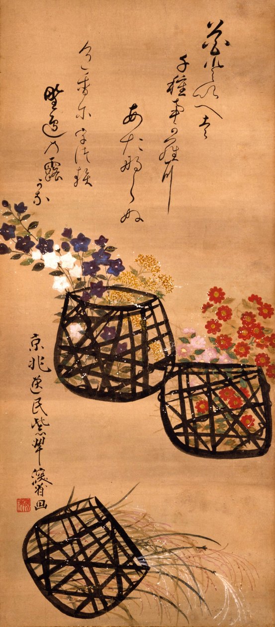 Flower Baskets by Ogata Kenzan