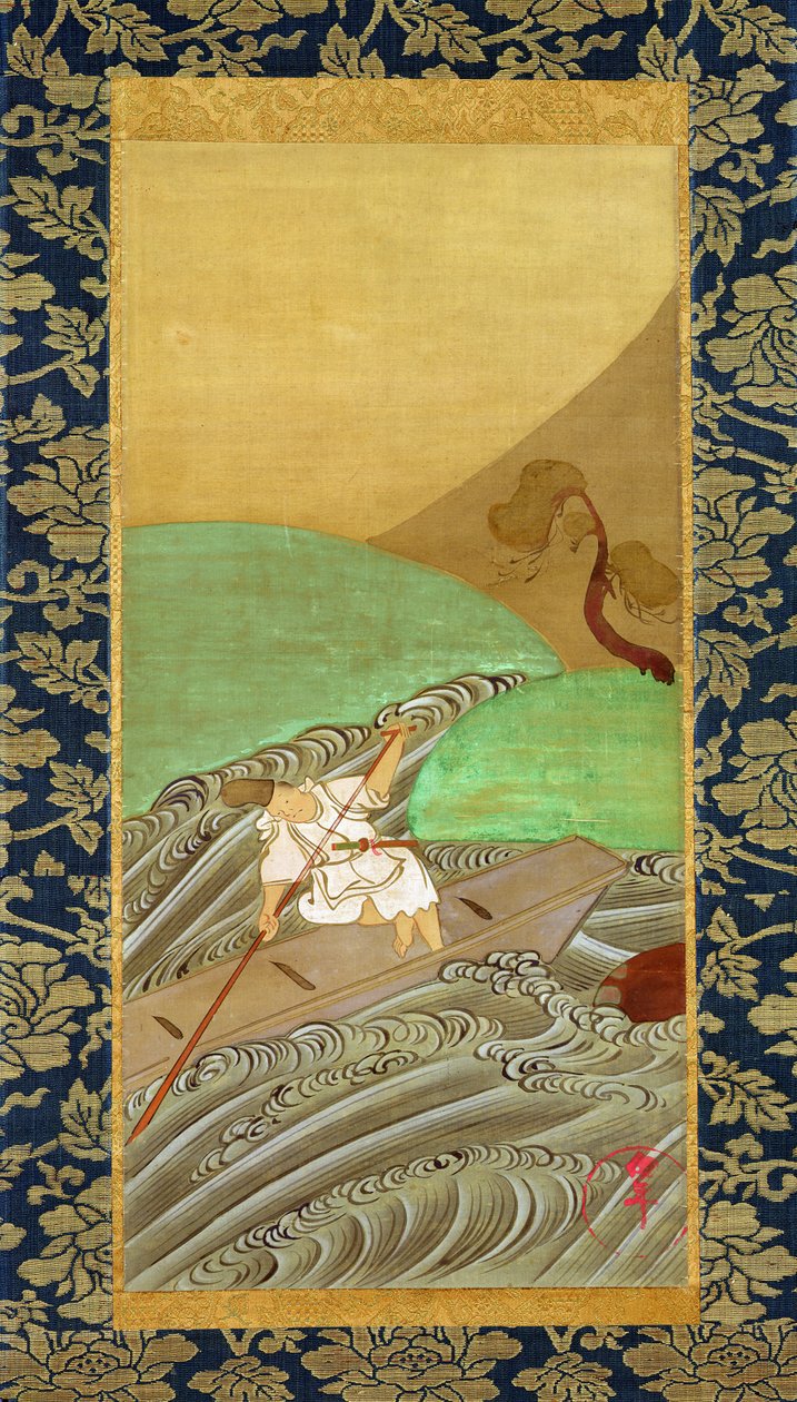 The Boatman by Ogata Korin