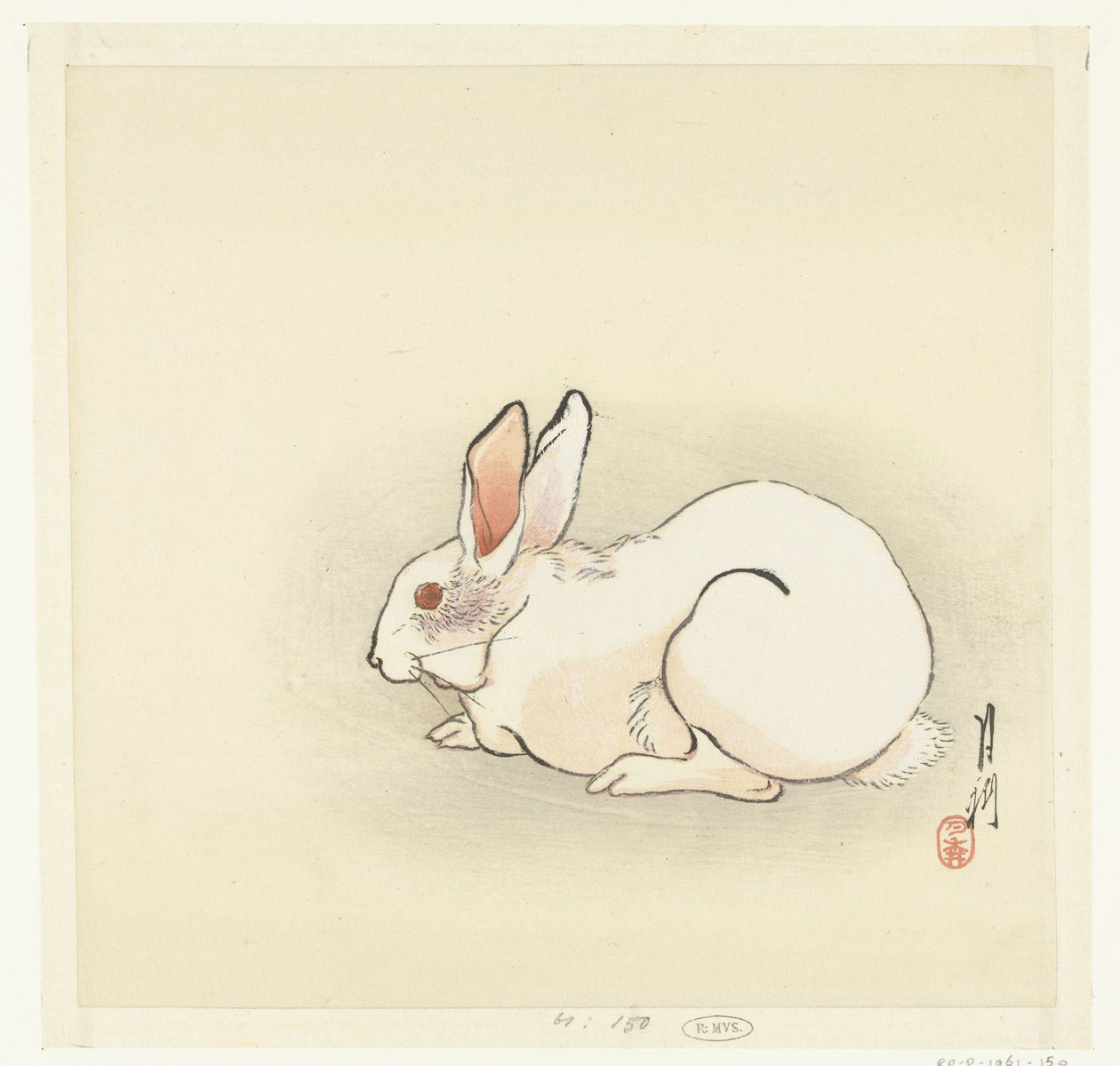 White Rabbit by Ogata Gekko