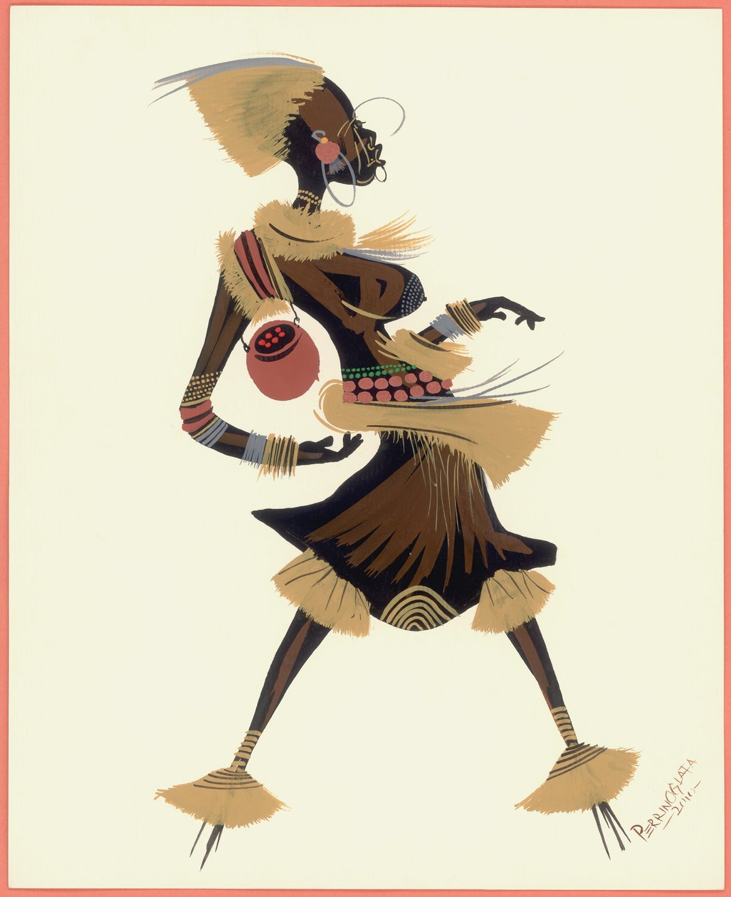 Water Pot Woman, 2010 by Oglafa Ebitari Perrin
