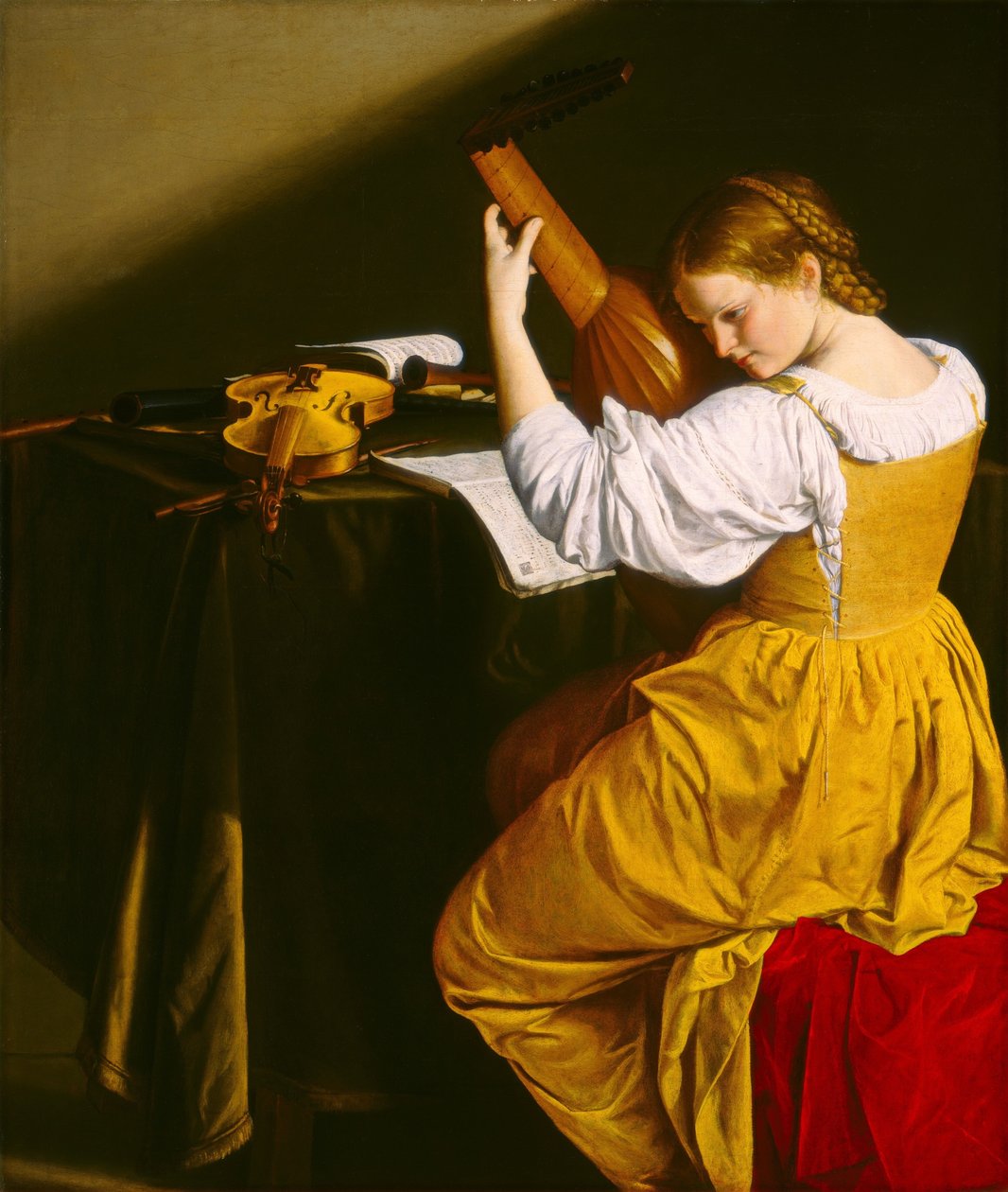Lute Player by Orazio Gentileschi