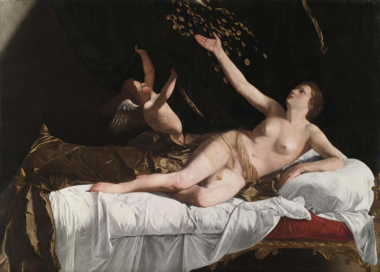 Danaë by Orazio Gentileschi