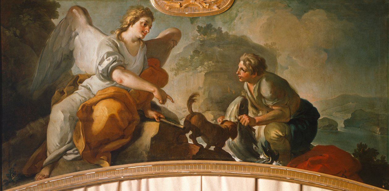 Tobias and Angel by Oronzo Tiso