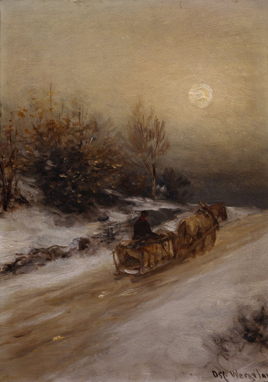 Sledge by Oscar Arnold Wergeland