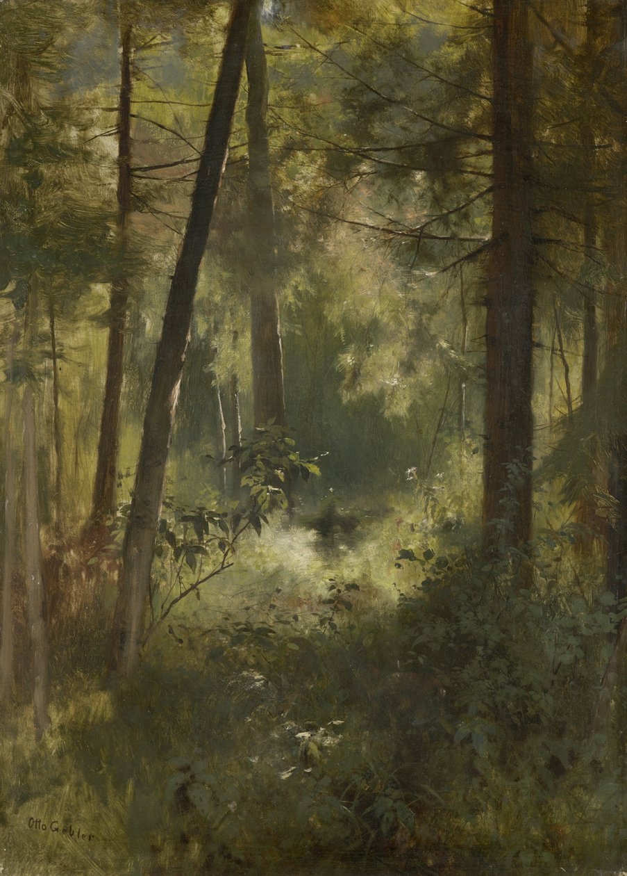 Forest Interior by Otto Gebler
