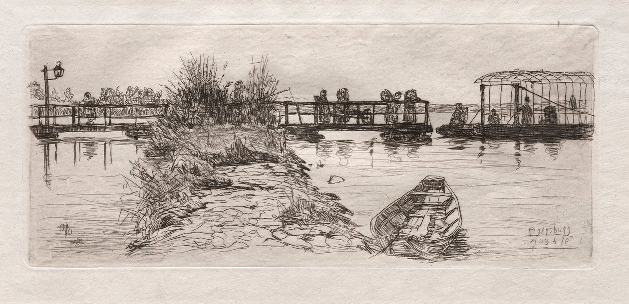 Regensburg, 1879 by Otto H. Bacher