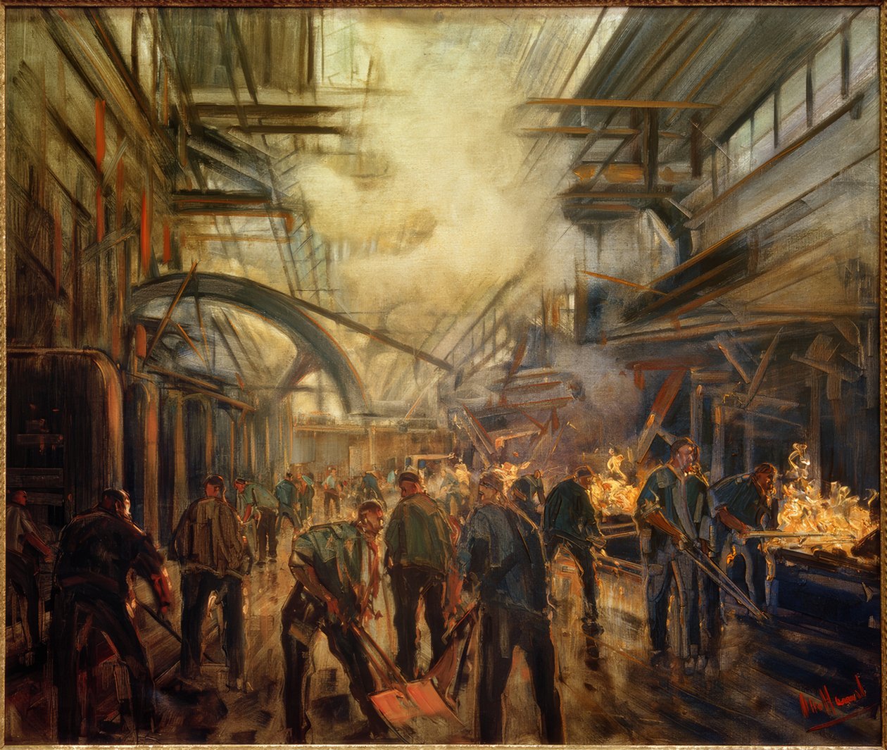 Steelworks by Otto Hamel