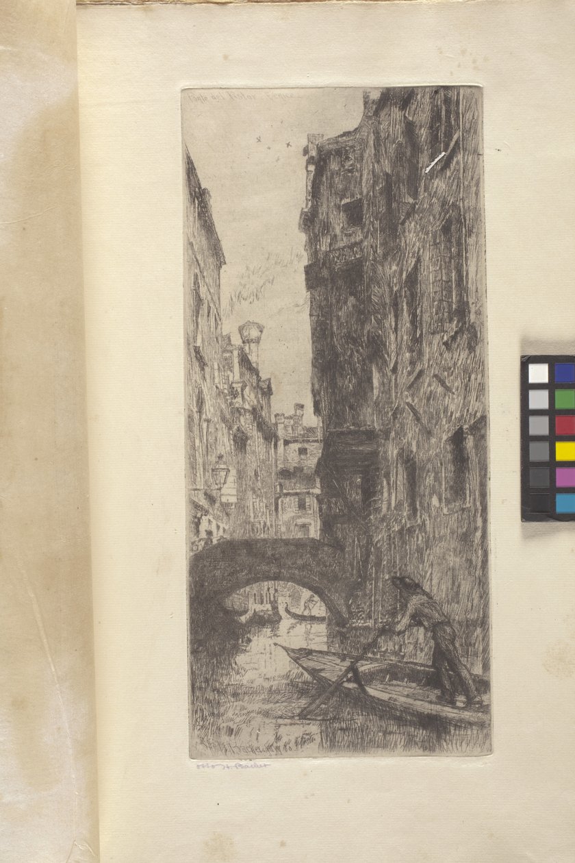 Ponte Del Pistor by Otto Henry Bacher