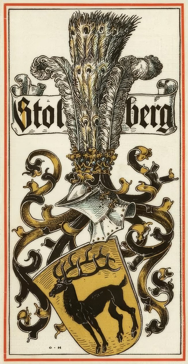 The Ancestral Coats of Arms of the German Princely Houses: Stolberg by Otto Hupp