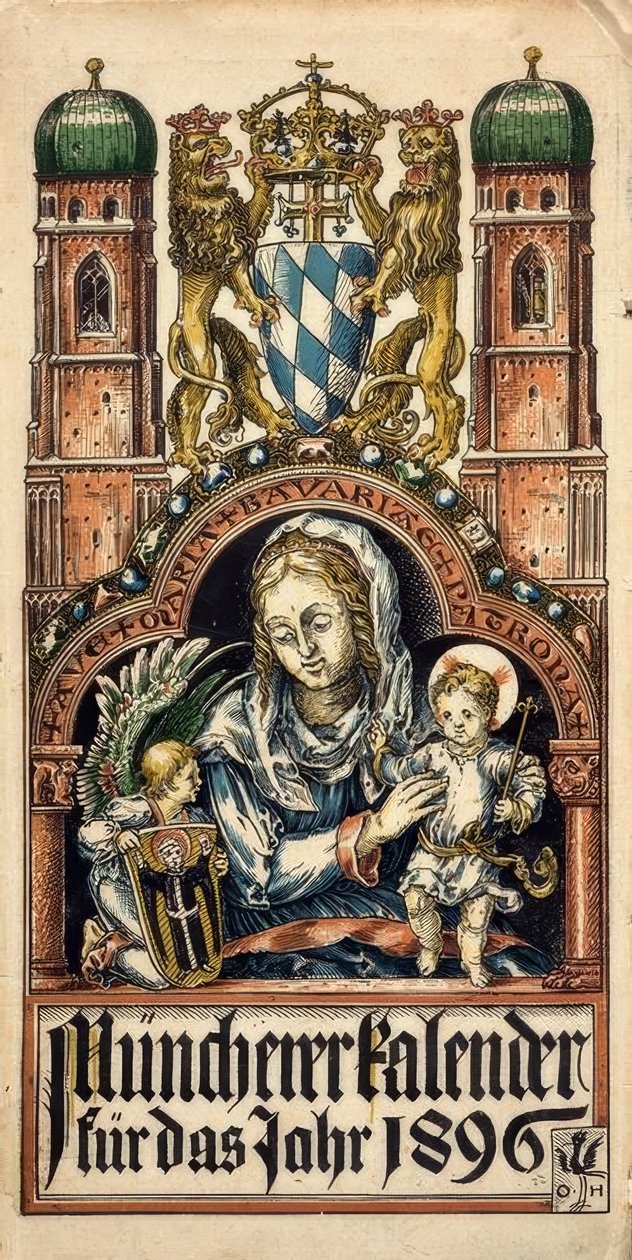 Maria Bavariae Patrona by Otto Hupp